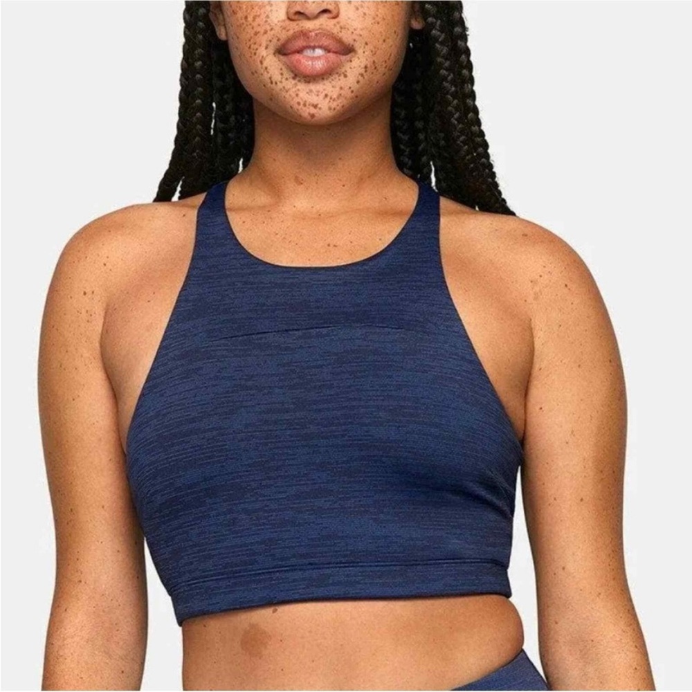 Outdoor Voices Move Free / TechSweat Crop Top, M, Baltic